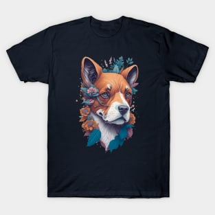 Dog season flowers T-Shirt